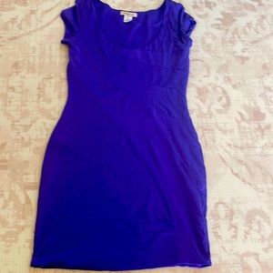 Arden B medium purple mini dress